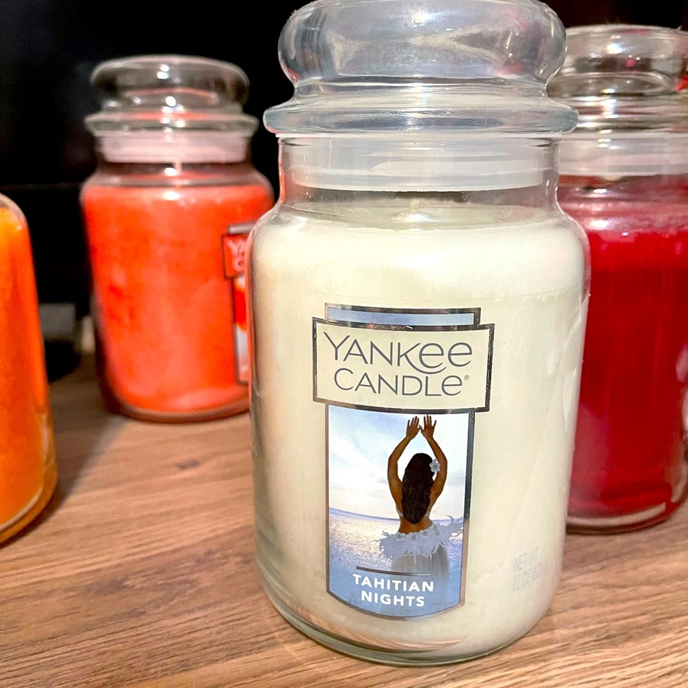 Tahitian nights. Large jar. Yankee candle. Brand new.